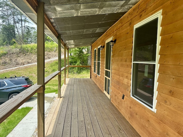 409 Freeman Branch Rd, East Bernstadt, KY 40729 - view of wooden terrace