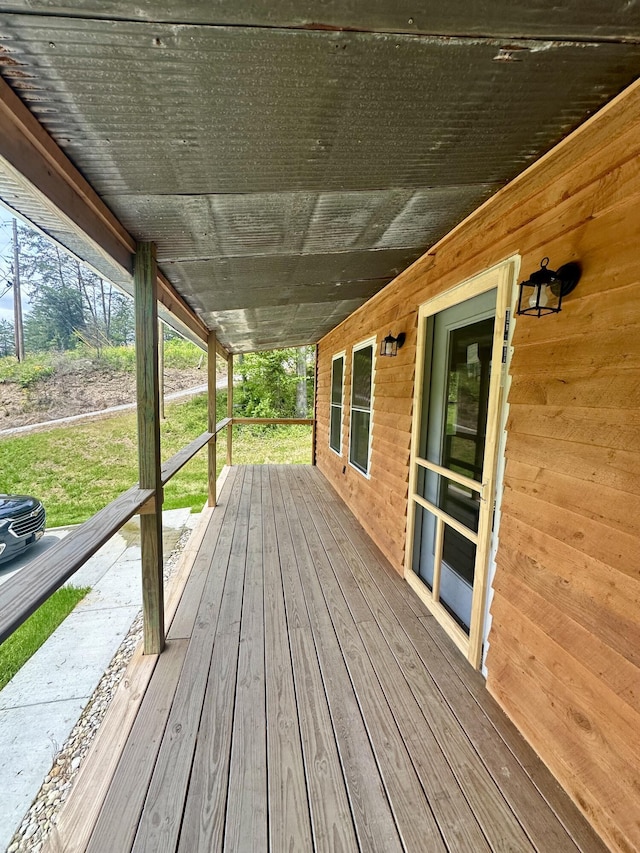 409 Freeman Branch Rd, East Bernstadt, KY 40729 - view of deck