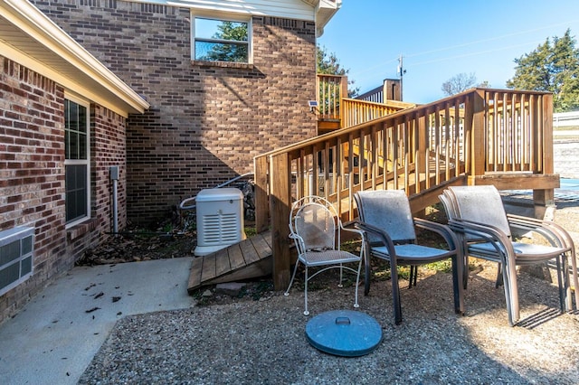 view of patio / terrace featuring a deck