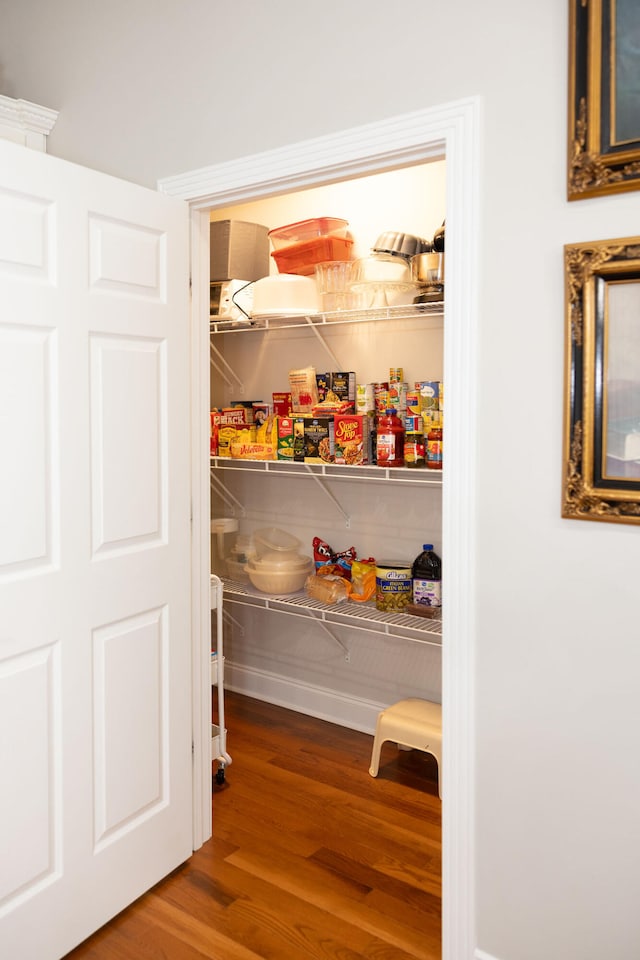 view of pantry