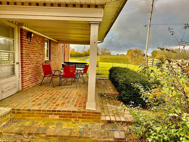 view of patio / terrace