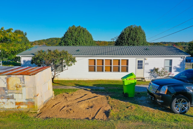 view of rear view of property