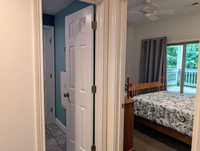 recreation room featuring ceiling fan, carpet flooring, and billiards