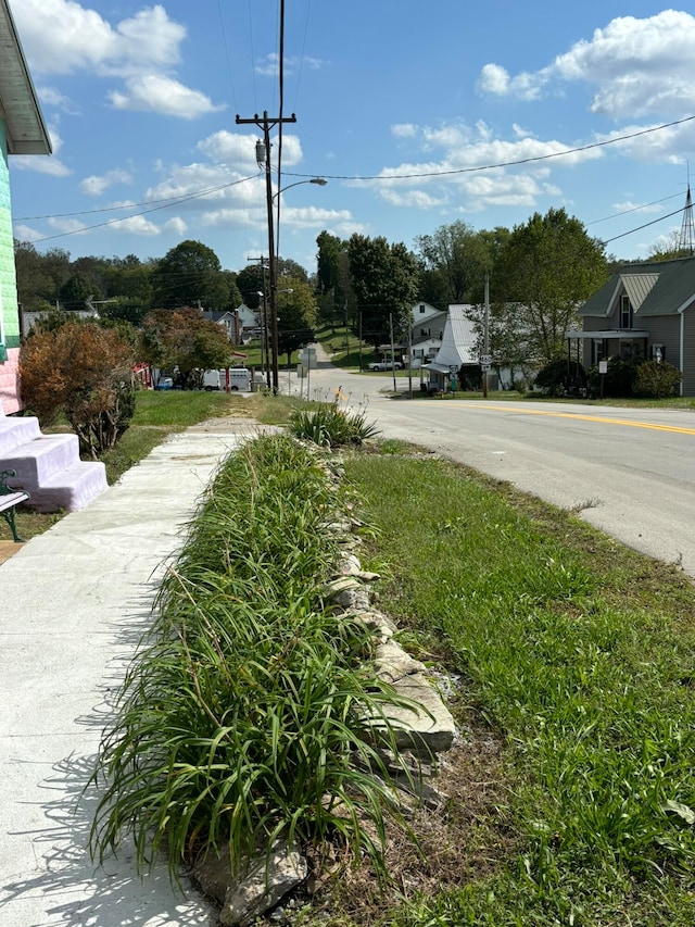 view of road