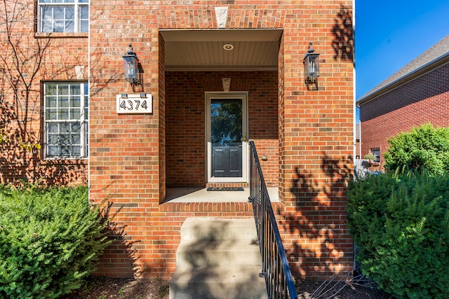 view of entrance to property