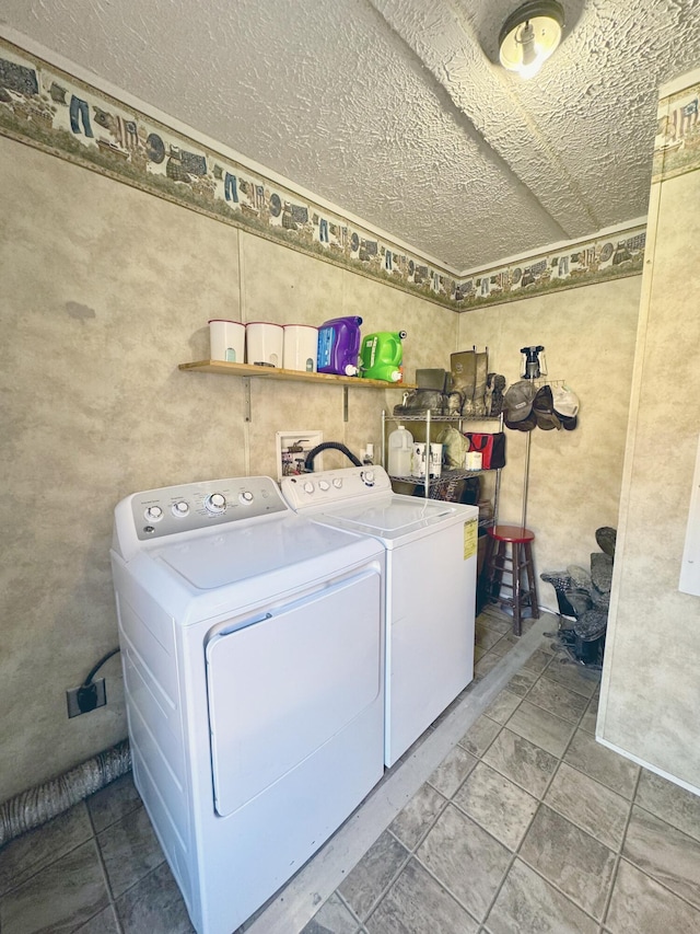 laundry area featuring separate washer and dryer