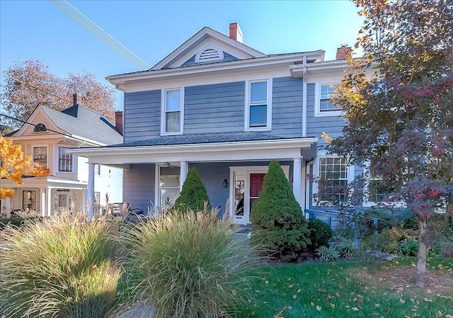 view of front of house featuring a porch