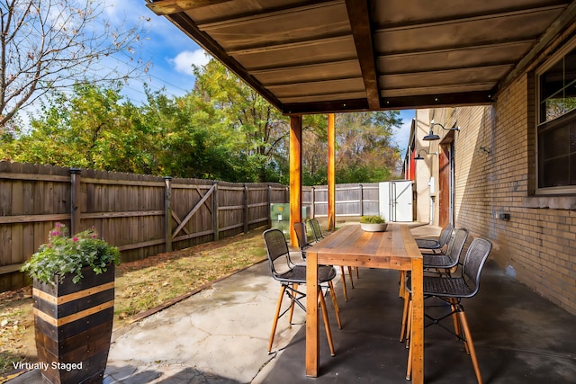 view of patio