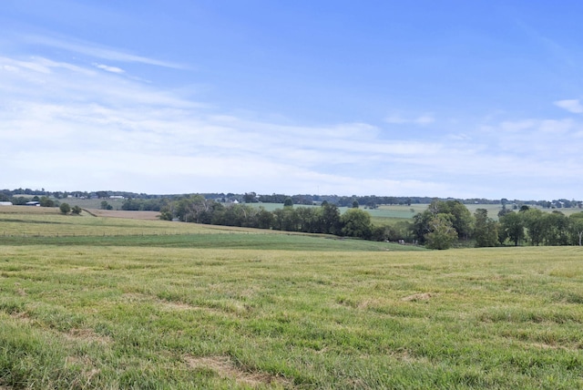 view of nature featuring a rural view