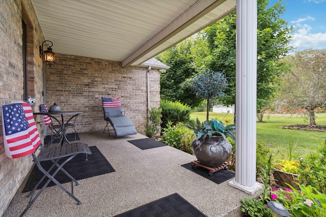 view of patio