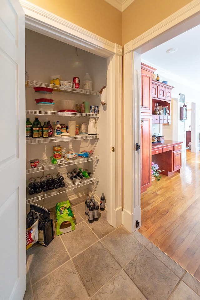 view of pantry