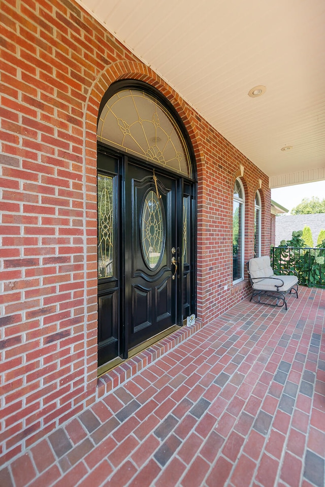 view of entrance to property