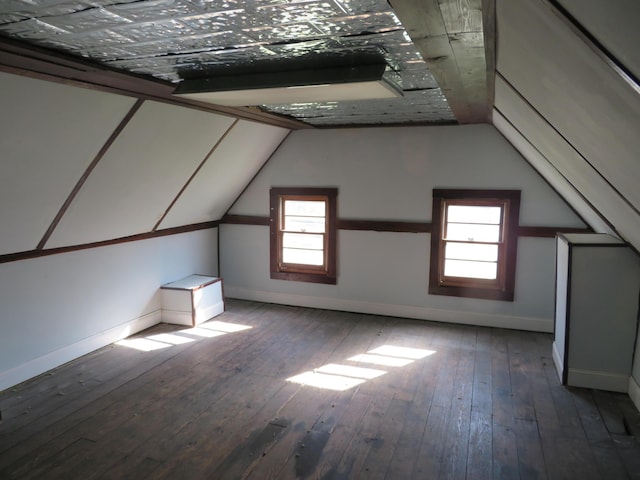 10 W Church St, Stanton, KY 40380 - additional living space with hardwood / wood-style flooring and vaulted ceiling