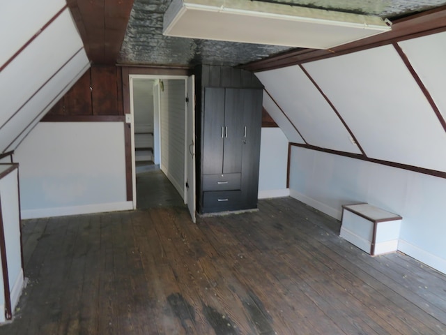 10 W Church St, Stanton, KY 40380 - additional living space featuring dark wood finished floors and lofted ceiling
