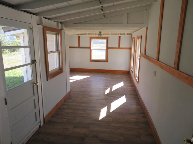 10 W Church St, Stanton, KY 40380 - unfurnished room with healthy amount of natural light and dark wood-style flooring