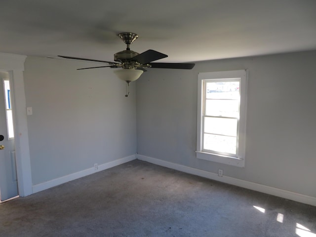 10 W Church St, Stanton, KY 40380 - carpeted spare room with a ceiling fan and baseboards