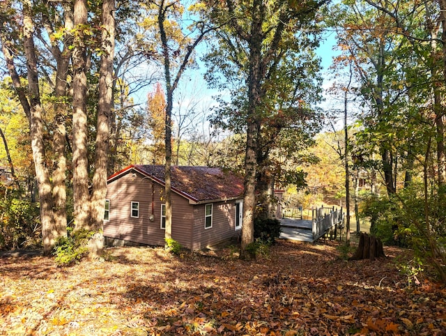 view of side of property