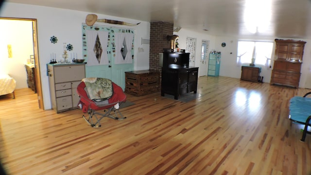 interior space featuring light hardwood / wood-style floors