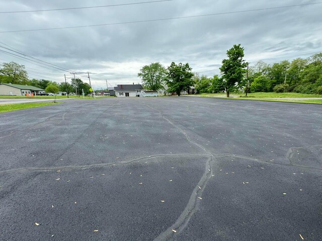 view of parking / parking lot