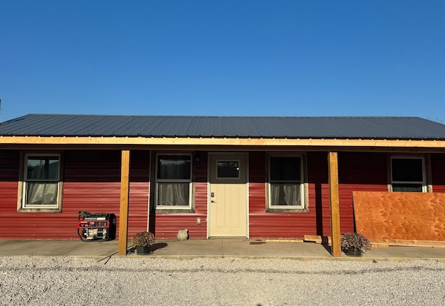 view of front of home