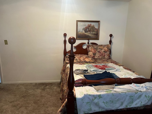 bedroom featuring carpet floors