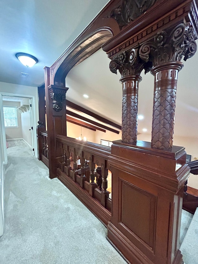 room details featuring carpet flooring