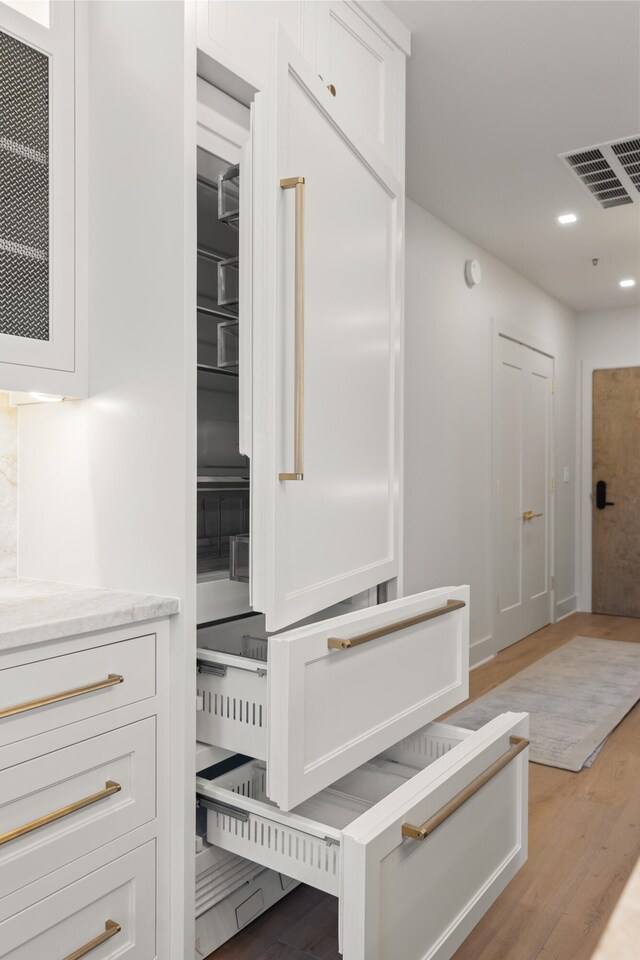 106 W Vine St Unit 407, Lexington, KY 40507 - mudroom with light wood-style flooring and recessed lighting