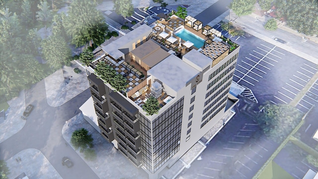 106 W Vine St Unit 407, Lexington, KY 40507 - aerial view of a pool