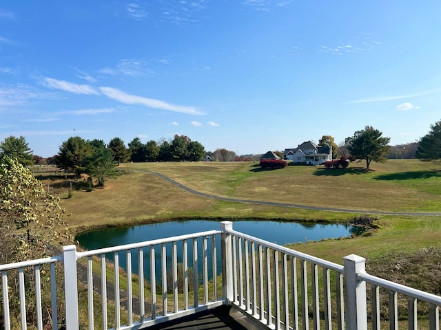 view of water feature