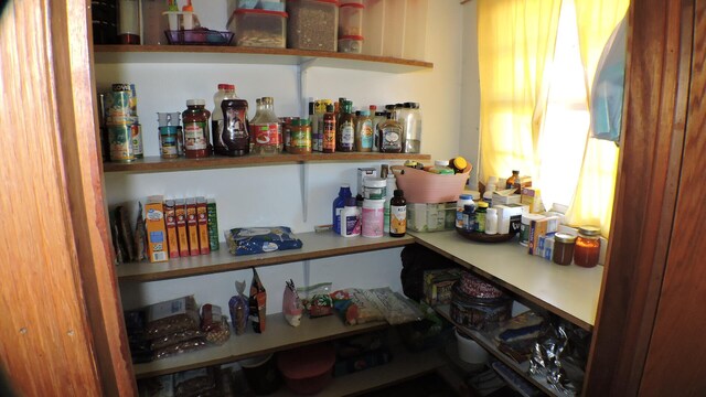 view of pantry