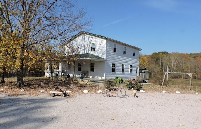 view of rear view of house