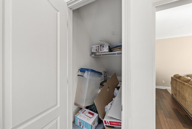 view of closet