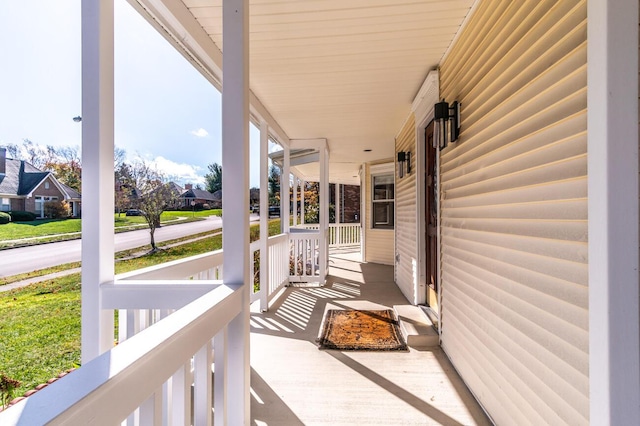 view of patio / terrace featuring a porch