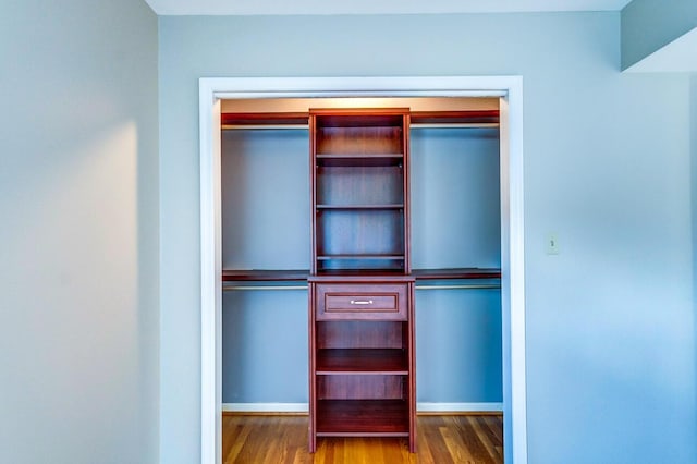 view of closet