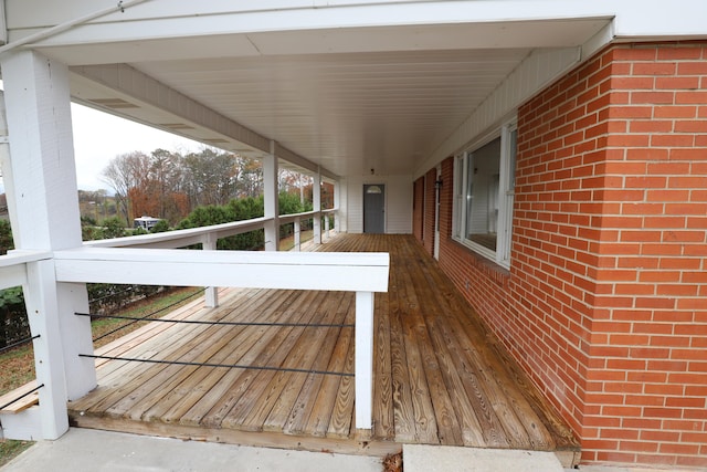 view of deck