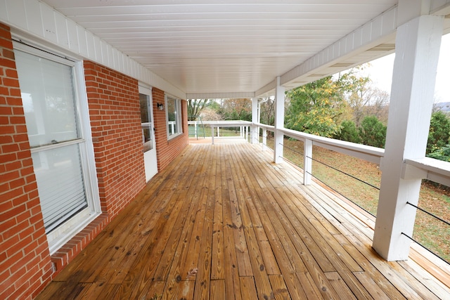 view of deck