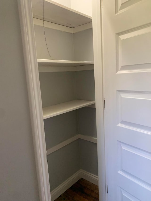 view of closet