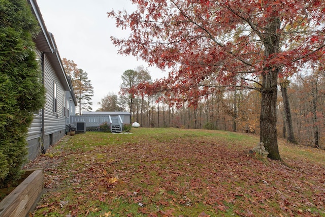 275 Johnson Rd, Morehead, KY 40351 - view of grassy yard featuring central air condition unit