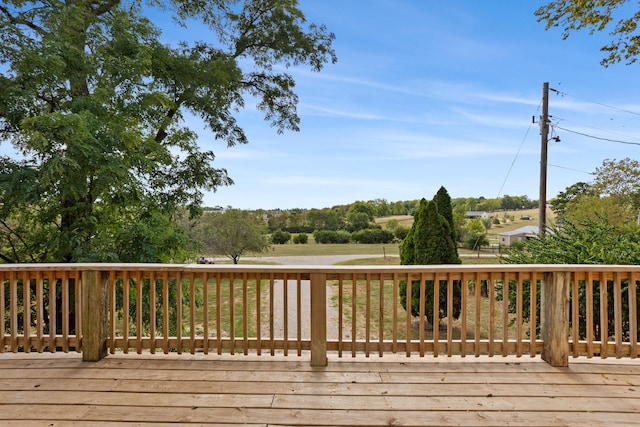 view of deck