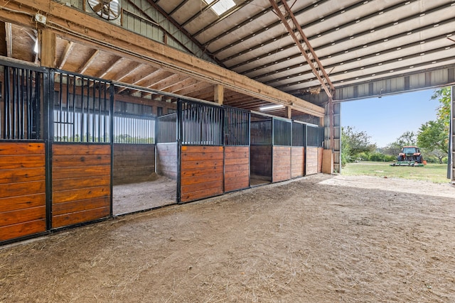 view of stable