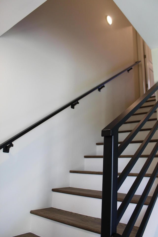 212 Patrum Sisters Way, Danville, KY 40422 - staircase featuring recessed lighting