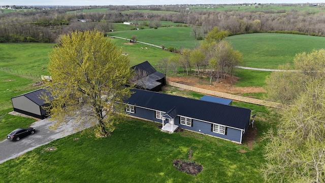 1455 Nepton Rd, Ewing, KY 41039 - aerial view of sparsely populated area featuring a pastoral area