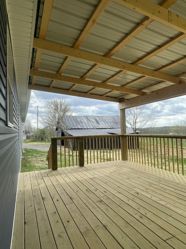 1455 Nepton Rd, Ewing, KY 41039 - view of wooden terrace
