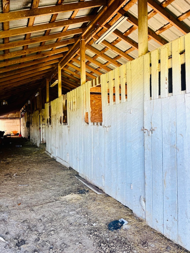 view of horse barn