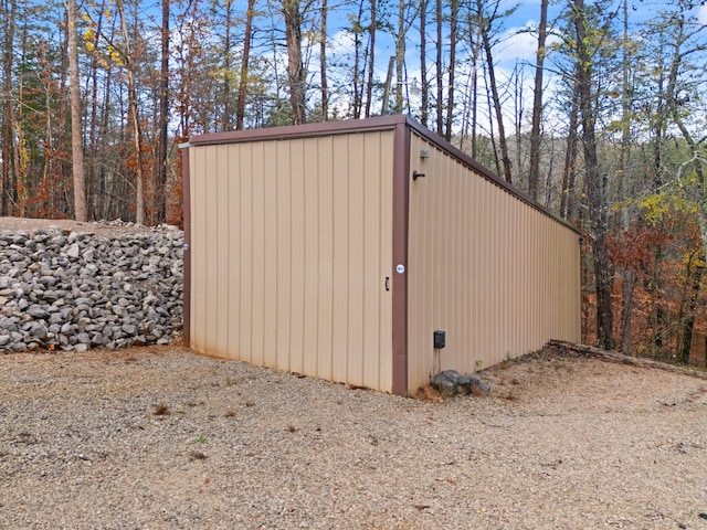 view of outbuilding