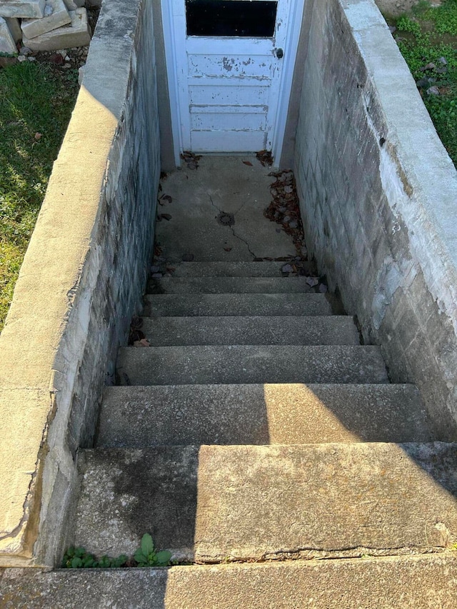 view of staircase