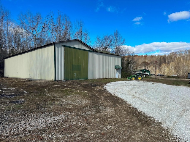 view of outbuilding