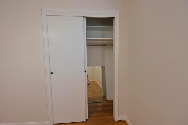 view of closet