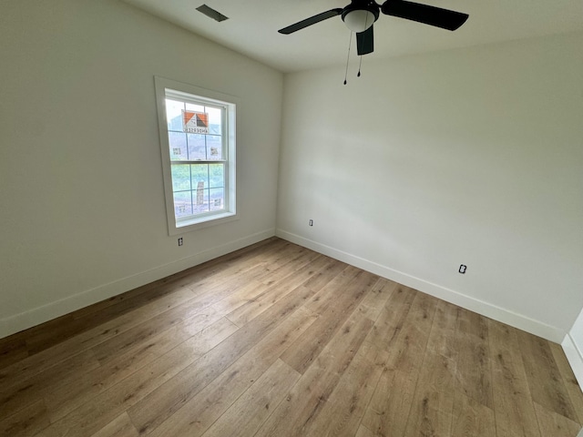 6033 Arbor Woods Way, Richmond, KY 40475 - spare room with baseboards, hardwood / wood-style flooring, and a ceiling fan