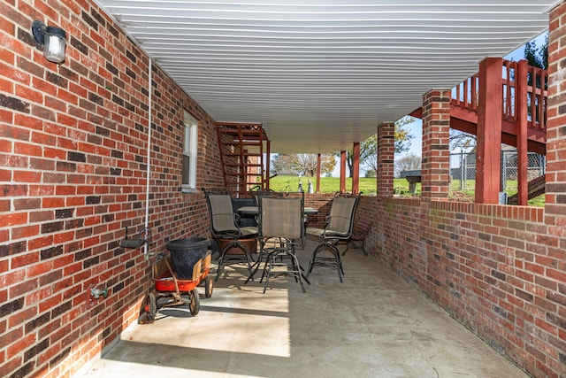 view of patio